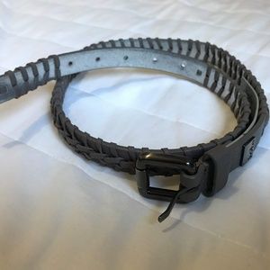 Kooba Brown Leather Braided Belt Sz Medium